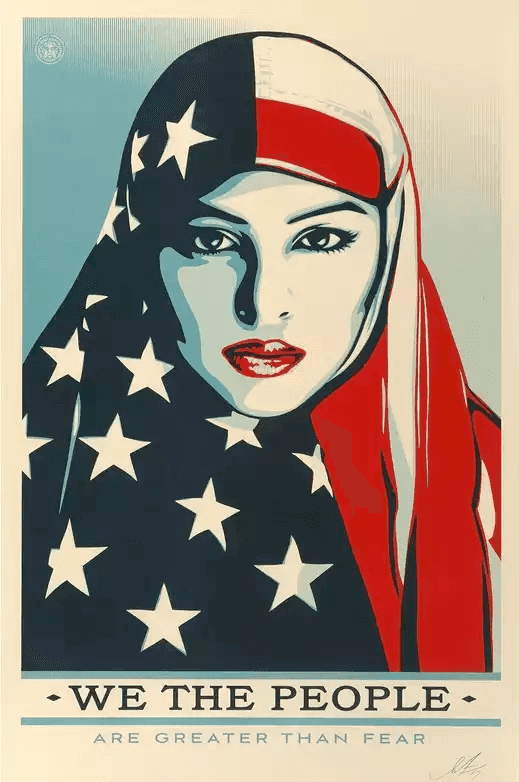 Shepard Fairey (Obey), ‘We The People (Are Greater Than Fear)’, 2017, Print, Screenprinted, null, Numbered, Dated