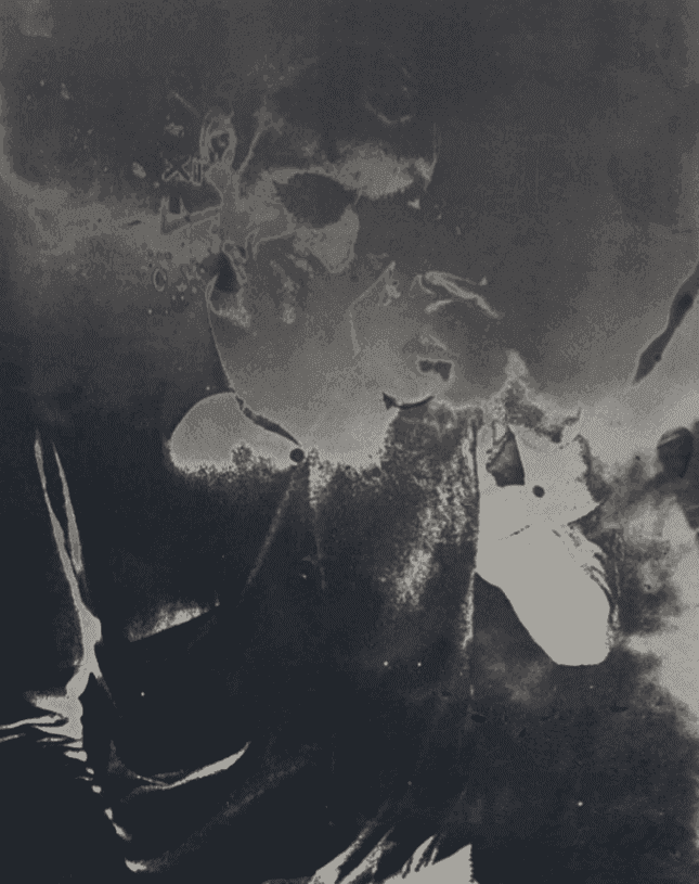 Sigmar Polke, ‘Günter Brus’, 1973, Print, Offsetprint black and grey on half cardboard, null, Numbered