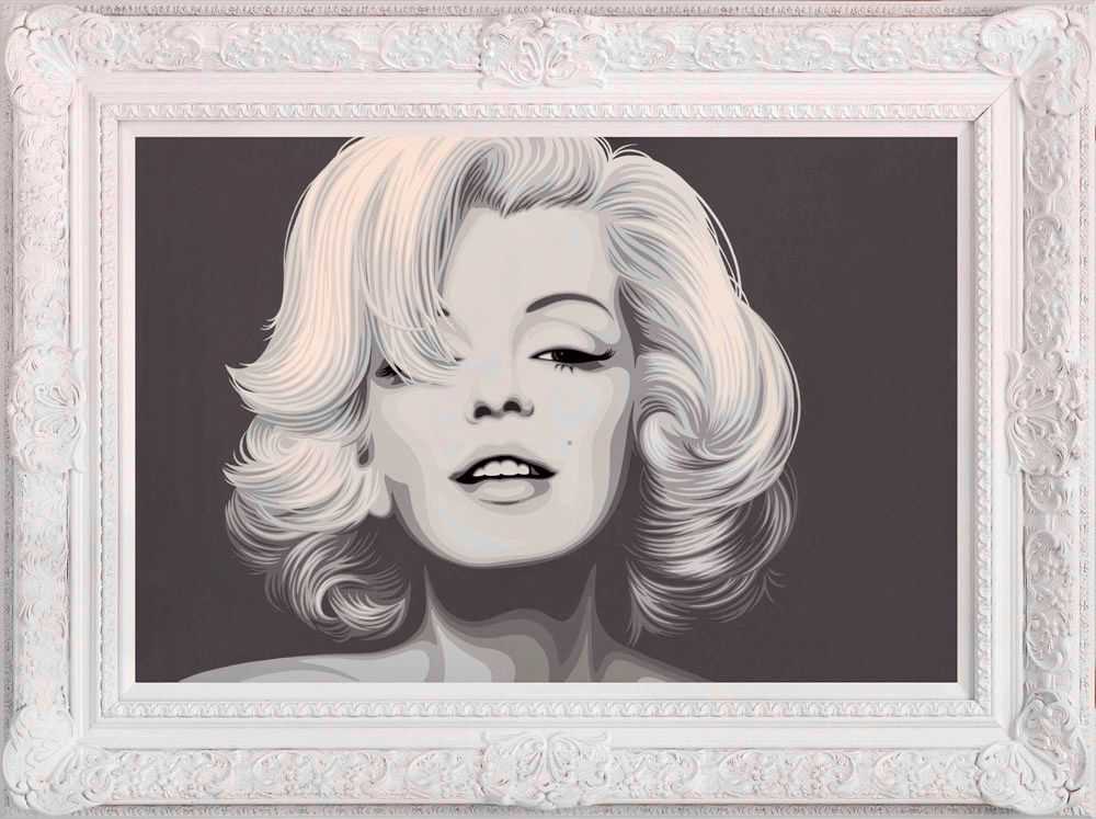 Simon Claridge, ‘Norma Jeane’, 2012, Print, Giclee On Canvas, Castle Fine Art, Numbered