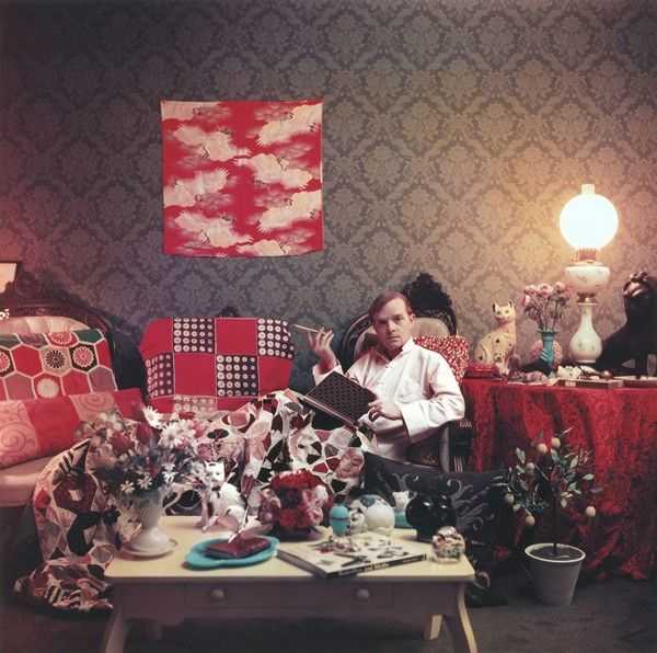 Slim Aarons, ‘Capote at Home (Small)’, 1958, Photography, C-Type Print, null, Numbered