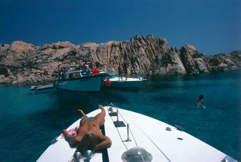 Slim Aarons, ‘Countess On Deck (Medium)’, 1982, Photography, C-Type Print, null, Numbered