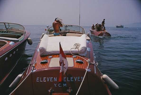 Slim Aarons, ‘Motorboats In Antibes, 1969 (Medium)’, 1969, Photography, C-Type Print, null, Numbered