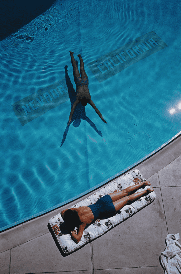 Slim Aarons, ‘Swimmer and Sunbather (Large)’, 1959, Photography, C-Type Print, null, Numbered