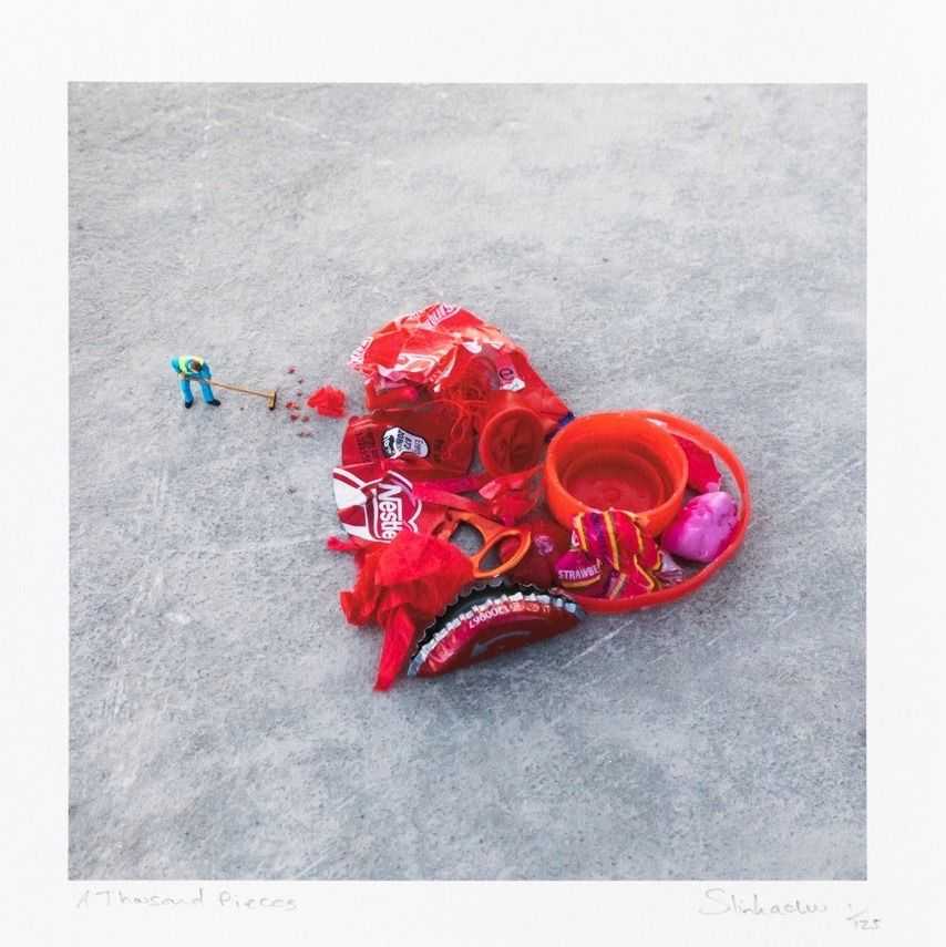 Slinkachu, ‘A Thousand Pieces’, 23-01-2020, Print, Pigment hahnemühle photo rag paper, Self-released, Numbered