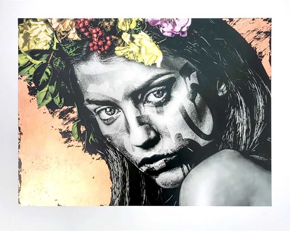 Snik, ‘Cold Tenderness (Copper Leaf)’, 2020, Print, 23 Colour screenprint on 330gsm Somerset Velvet Paper added copper leaf, Graffiti Prints, Numbered