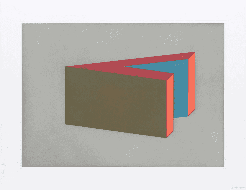 Sol LeWitt, ‘Forms Derived from a Cubic Rectangle, Plate #05’, 1990, Print, Magnani (Italia), null, Numbered