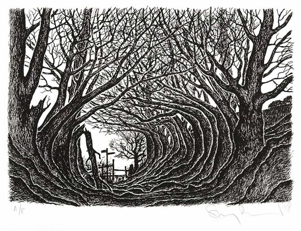Stanley Donwood, ‘Fingerpost’, 2018, Print, Archival print on fine art paper, Self-released, Numbered, Dated