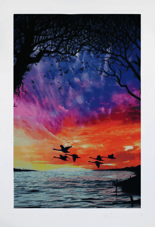 Stanley Donwood, ‘Rise (Large)’, 2024, Print, Archival Inkjet on Somerset Enhanced Infinity 330gsm Paper, null, Numbered, Dated