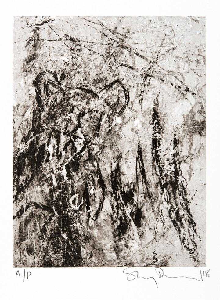 Stanley Donwood, ‘The Languages Of The Walls: Model Worker’, 2018, Print, 8 colour screenprint printed on acid freegsm F Smith Ice White 270gsm colourplan, Self-released, Numbered, Dated
