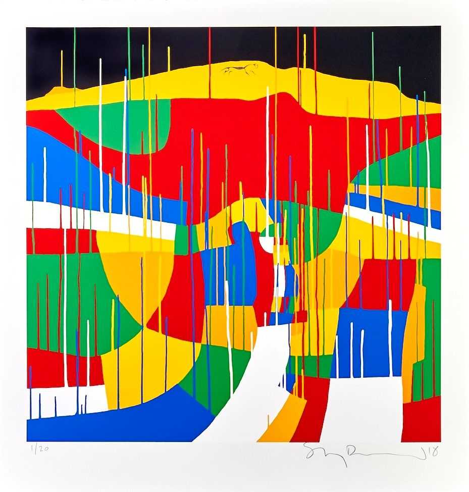 Stanley Donwood, ‘Vale of the White Horse’, 2018, Print, Coloured print on somerset satin tub sized 410gsm, Common Ground, Numbered, Dated