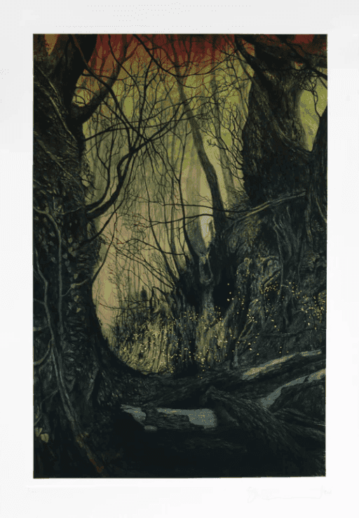 Stanley Donwood, ‘Watching (Large)’, 2024, Print, Archival Inkjet on Somerset Enhanced Infinity 330gsm Paper, null, Numbered