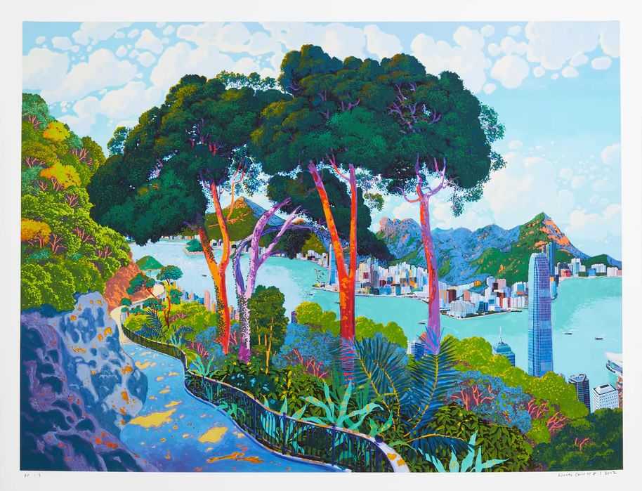 Stephen Wong, ‘Lugard Road and the Victoria Harbour’, 2022, Print, Archival pigment print on Hahnemuhle Photo Rag 308gsm, with cut edges, Unit London, Numbered, Dated