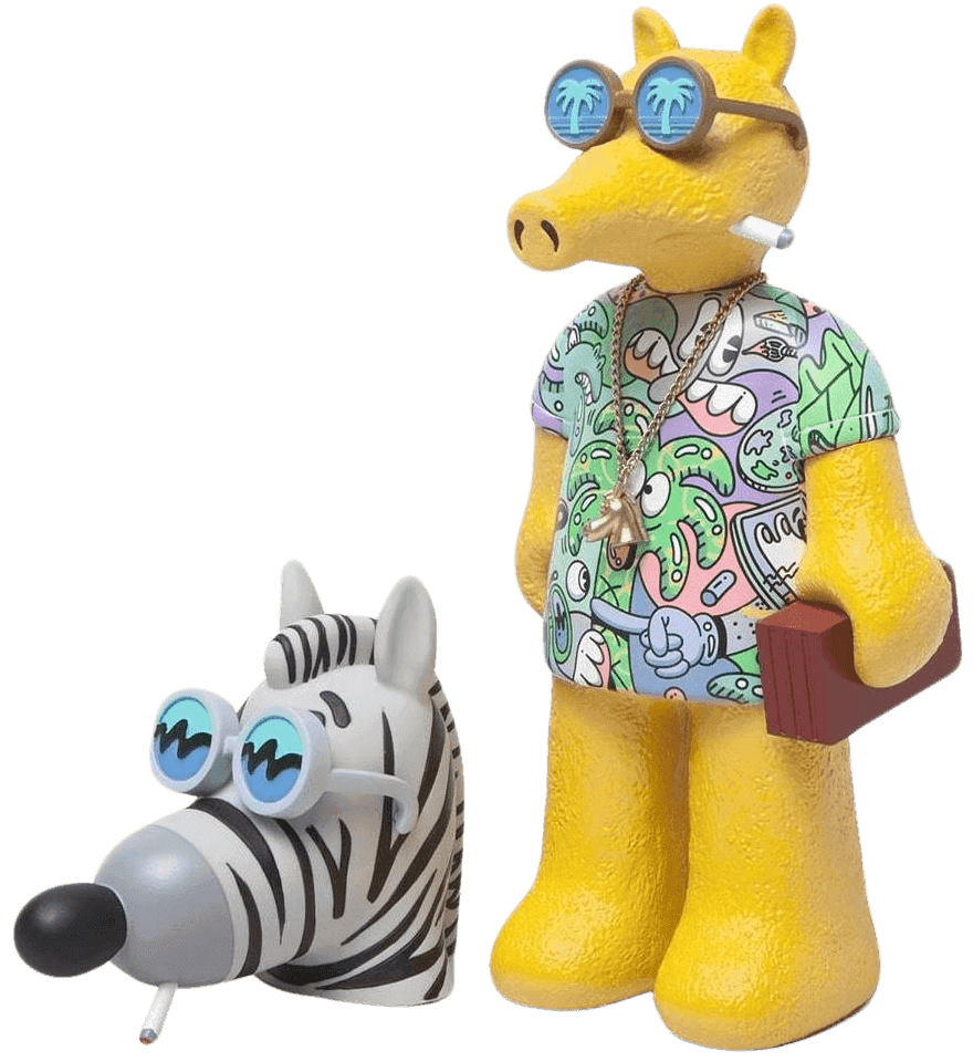 Steven Harrington, ‘Madgibbs Sculpture (Quasimoto)’, 10-12-2019, Sculpture, Polystone and Paint, Self-released, 