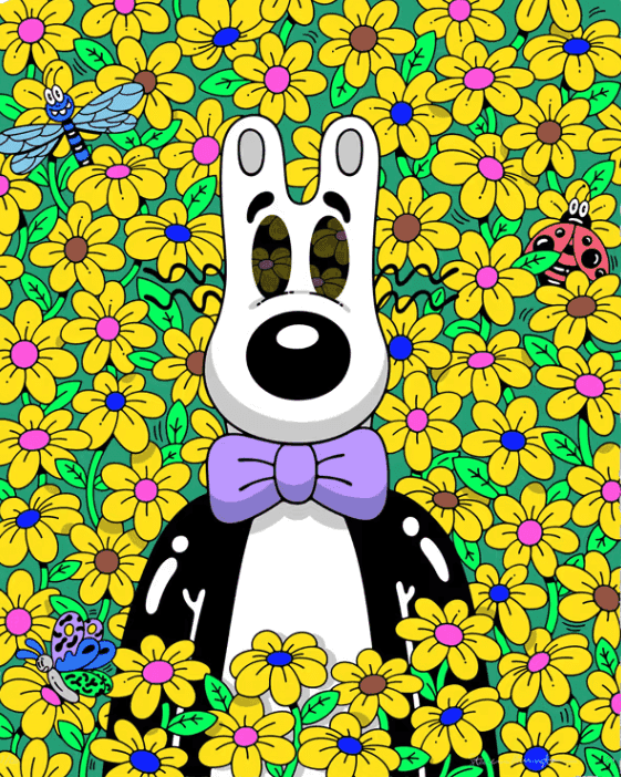 2024年のクリスマス Steven Harrington | Stop To Smell The Flowers No.1 | Buy 絵画