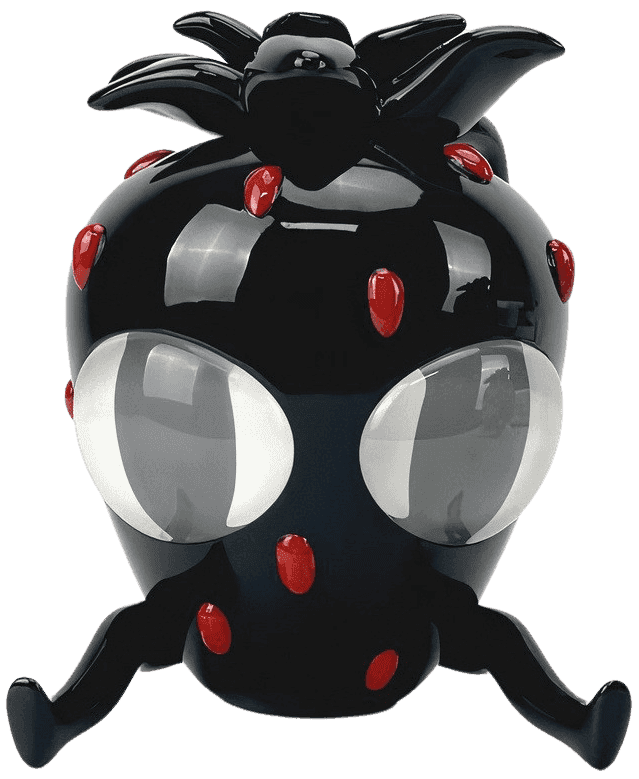Stickymonger, ‘Ceramic Flower Pot (Black)’, 25-03-2022, Sculpture, Ceramic, K11 Design Store, 