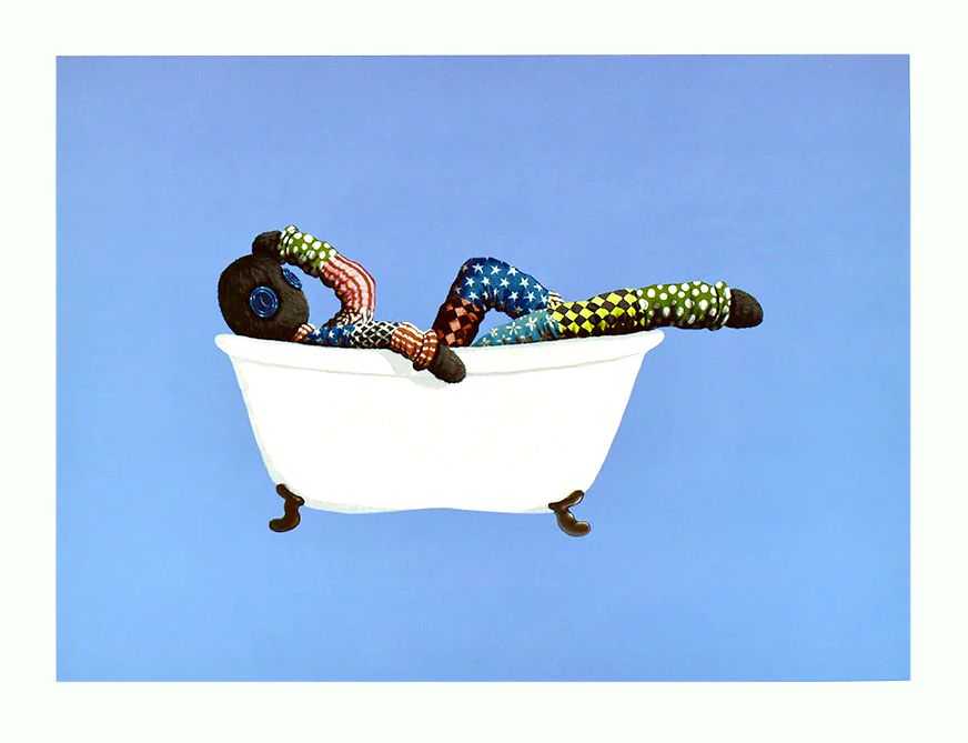 Suanjaya Kencut, ‘Enjoy Life’, 19-04-2023, Print, 18 layer screen print on 300gsm Somerset Satin Paper, Moosey Art, Numbered