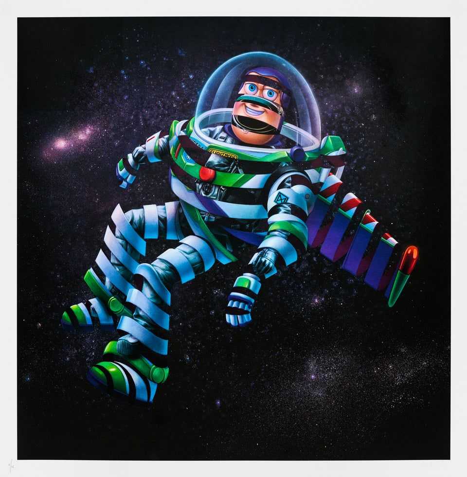 Super A, ‘Flightmode’, 2026, Print, Giclee with 3 colour screen on Somerset 300gsm paper with varnish effects, Graffiti Prints, 