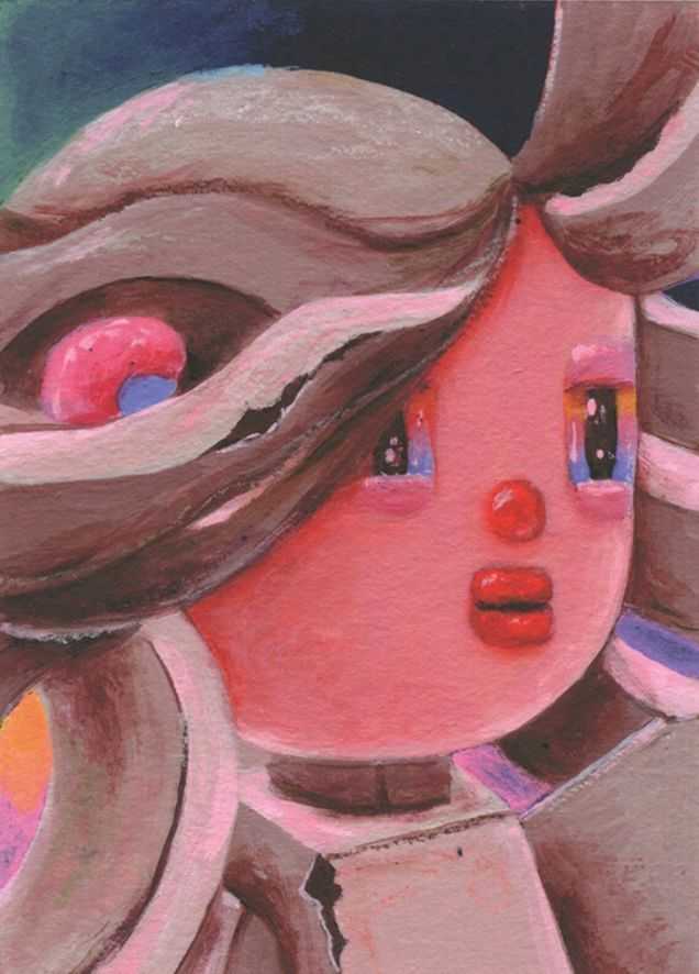 Super Future Kid, ‘Deimos’, 2025, Print, Fine Art Giclée print on Hahnemühle German Etching Paper, Art on a Postcard, Numbered