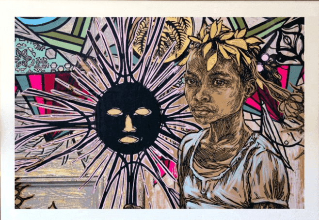 Swoon, ‘Edeline (2020)’, 2020, Print, Pigment print on paper, null, Numbered