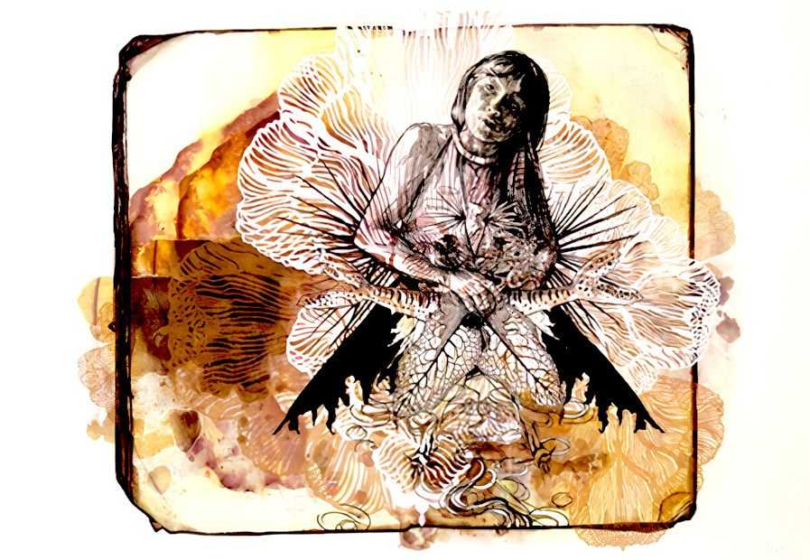 Swoon, ‘Kamayura / Belo Monte’, 24-08-2014, Print, Digital print on archival Canson Mi-Teintes paper, Braddock Tiles, Numbered
