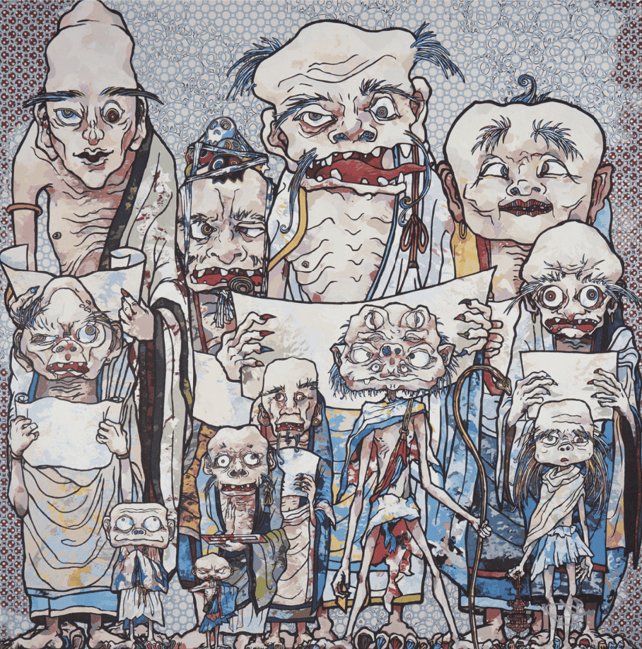 Takashi Murakami, ‘12 Arhats’, 2015, Print, 4c offset print + special silver, null, Numbered