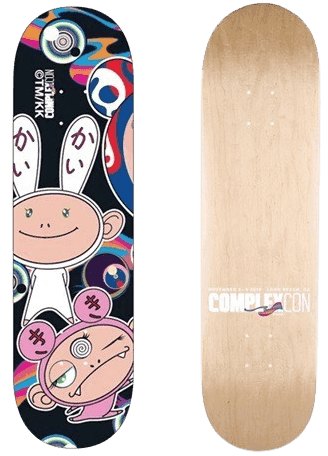 Takashi Murakami, ‘Bunny Deck’, 05-11-2016, Collectible, Maple wood from Joey's tree, Complexcon, 