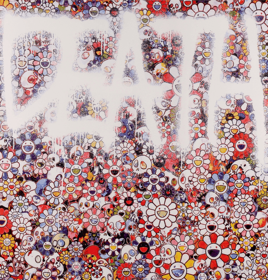 Takashi Murakami, ‘Death Flower’, 2015, Print, Offset lithograph in colours on wove, null, Numbered