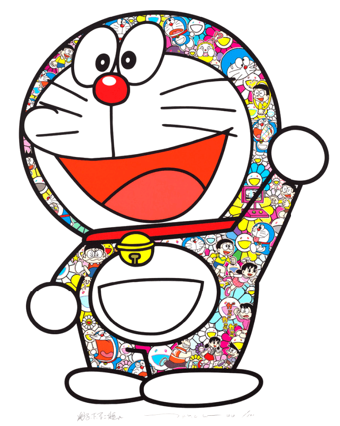 Takashi Murakami, ‘Doraemon: Here We Go! (Edition of 300)’, 16-03-2020, Print, Lithograph printed in colours on smooth wove paper, Kaikai Kiki Co., Ltd., Numbered