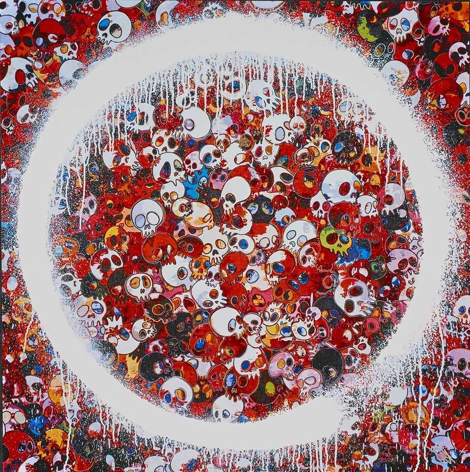 Takashi Murakami, ‘Enso, Memento Mori Red’, 2016, Print, Offset Lithograph, null, Numbered