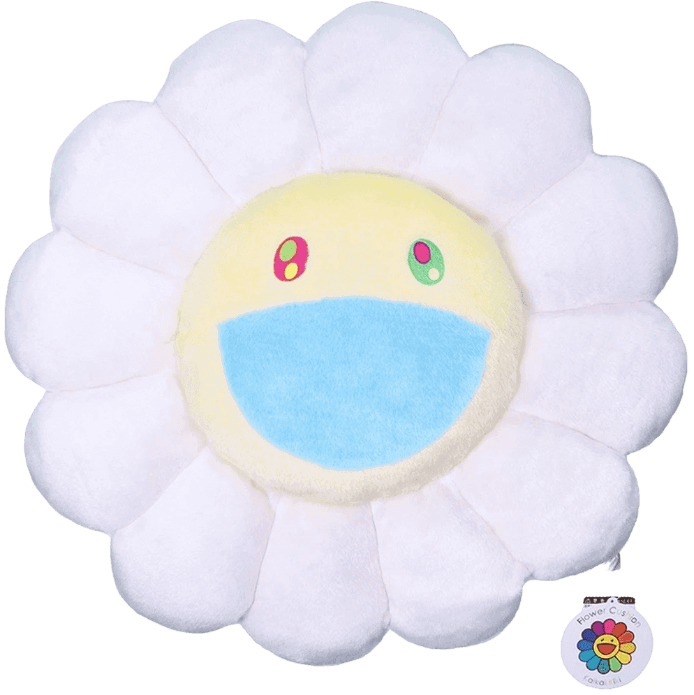 Takashi Murakami, ‘Flower Plush (White/Yellow - Small)’, 02-11-2019, Collectible, Polyester plush pillow, Kaikai Kiki Co., Ltd., 