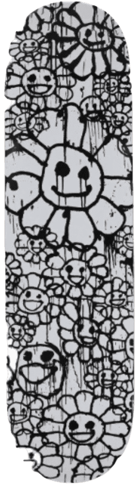 Madsaki, ‘Madsaki Flower Skateboard’, 03-11-2018, Collectible, Offset lithographs in colours on skate deck, ComplexCon, 