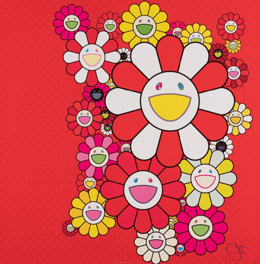 Takashi Murakami, ‘Rose Velvet’, 2020, Print, Offset lithograph in colors on smooth wove paper, null, Numbered