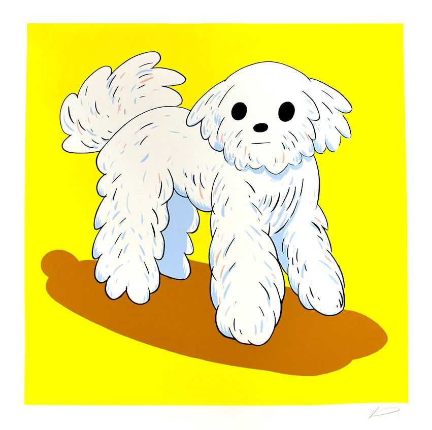 Takeru Amano, ‘The Dog’, 17-11-2022, Print, 6 Colour screenprint on 300gsm Somerset satin rag paper , Moosey Art, Numbered
