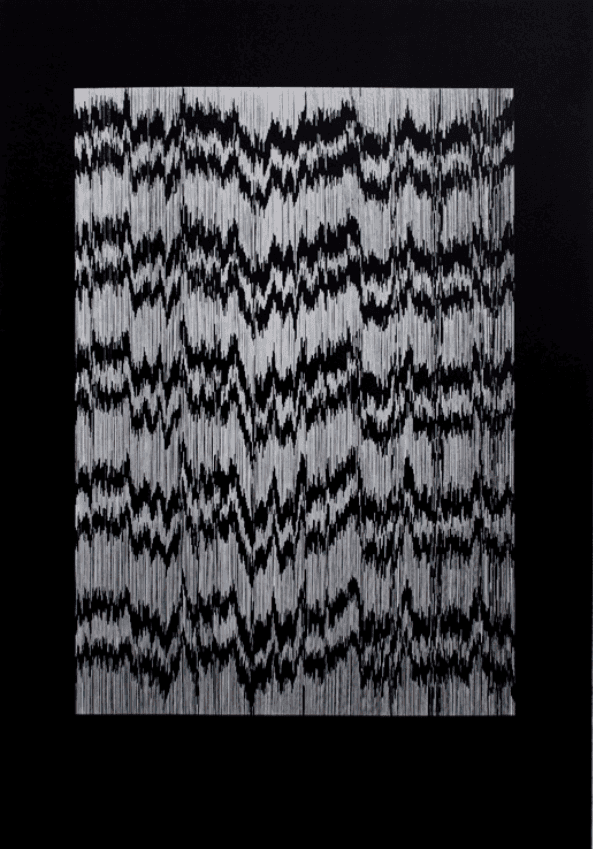 Tara Donovan, ‘Untitled’, 2016, Print, One color lithograph on Somerset white paper with deckled edge, null, Numbered
