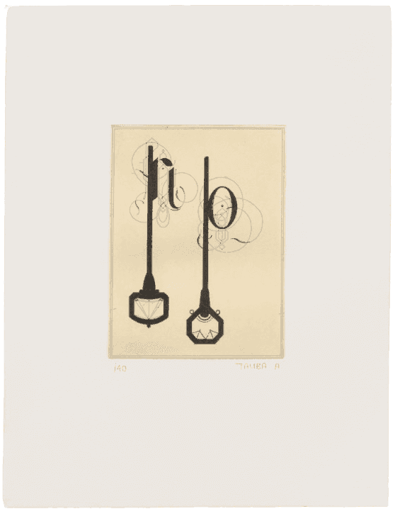 Tauba Auerbach, ‘No’, 2005, Print, Color aquatint, Paulson Fontaine Press, 