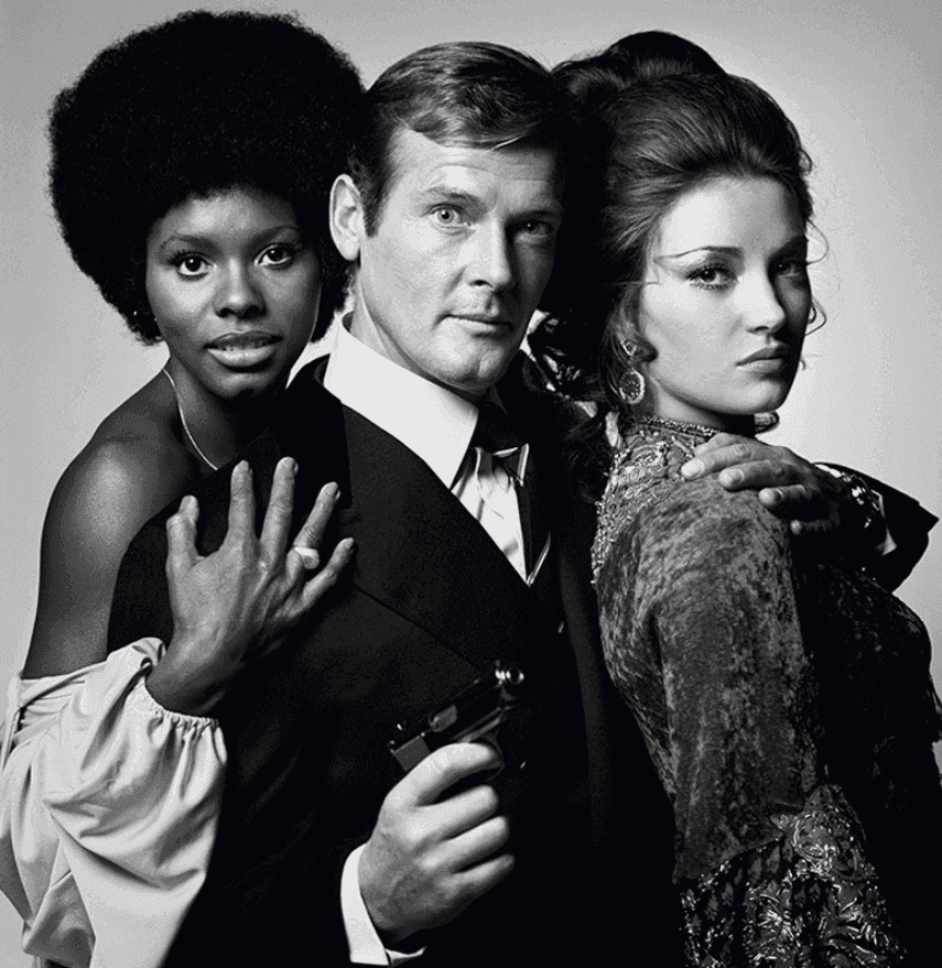 Terry O'Neill, ‘Carver, Bond And Solitaire’, 1973, Photography, Gelatin Silver Print, Terry O'Neill, 