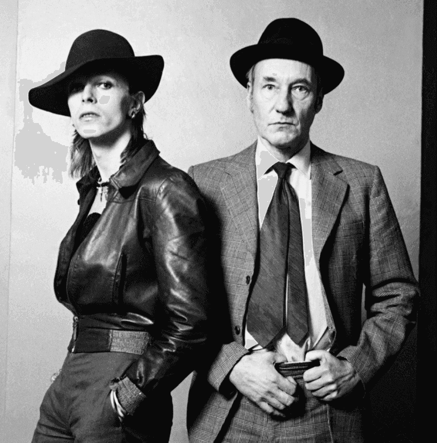 Terry O'Neill, ‘David Bowie and William Burroughs’, 1975, Photography, Silver Gelatin Print, null, 