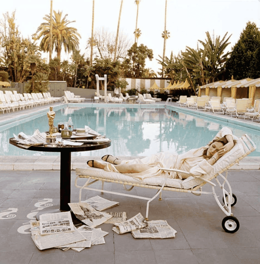 Terry O'Neill, ‘Faye Dunaway Oscar Reclining ’, 1977, Photography, C-print, null, 