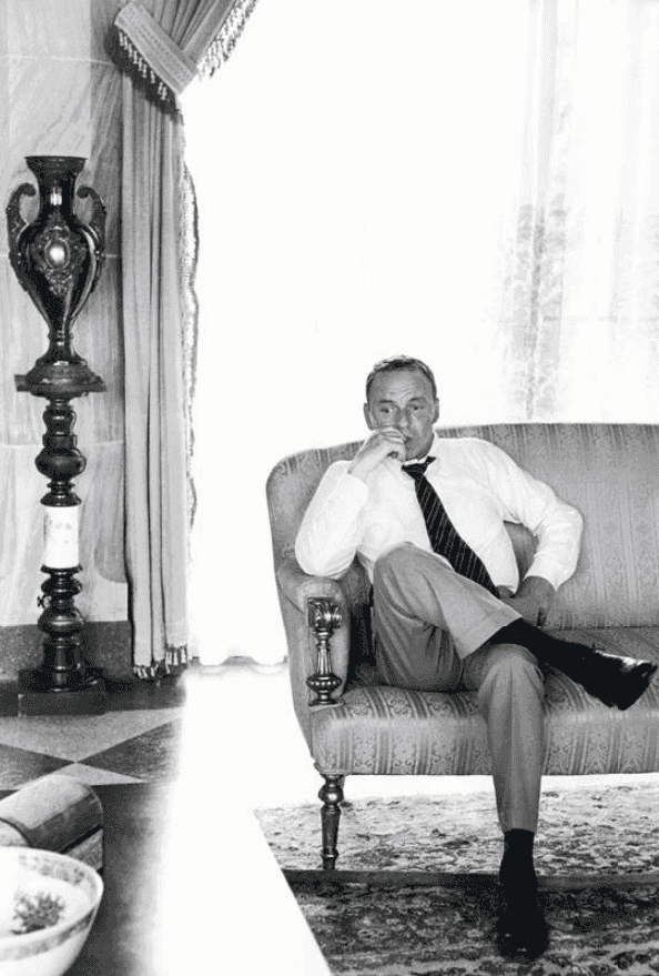 Terry O'Neill, ‘Frank Sinatra in His Hotel Room in Miami’, 1968, Photography, Gelatin Silver Print, null, 