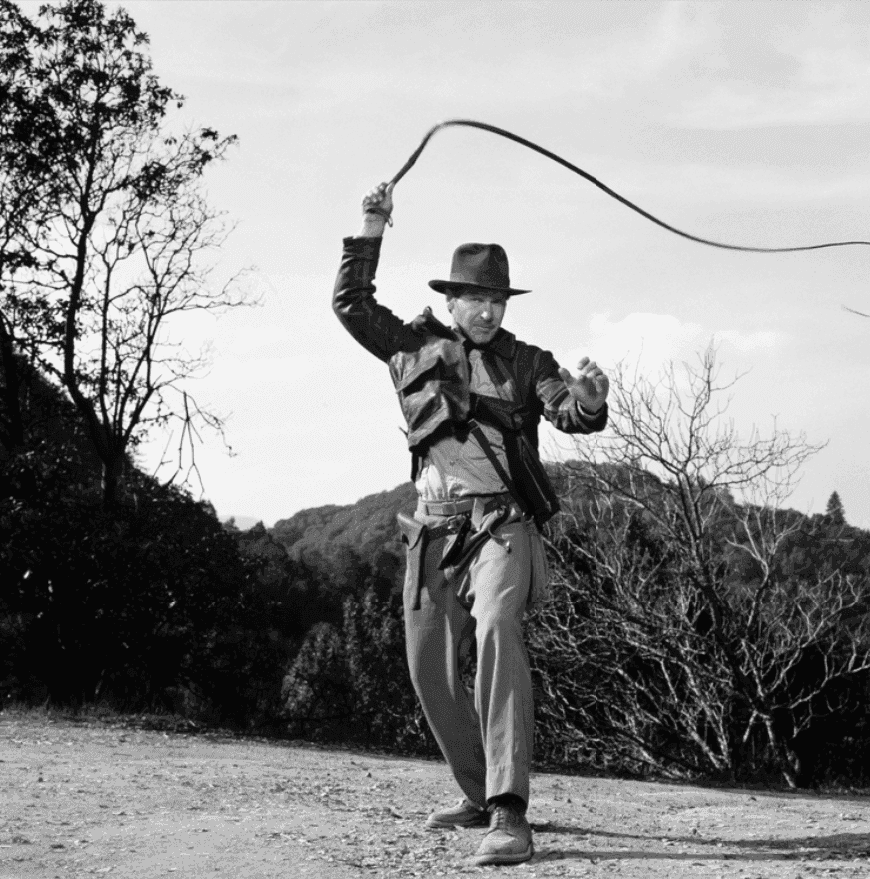 Terry O'Neill, ‘Harrison Ford as Indiana Jones’, 1989, Photography, Gelatin Silver Print, Terry O'Neill, 