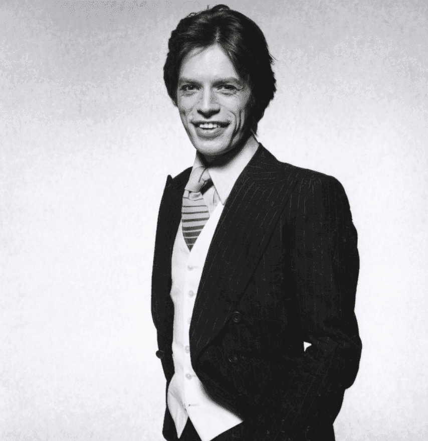 Terry O'Neill, ‘Mick Jagger in Pinstripes’, 1976, Photography, Silver Gelatin, null, 