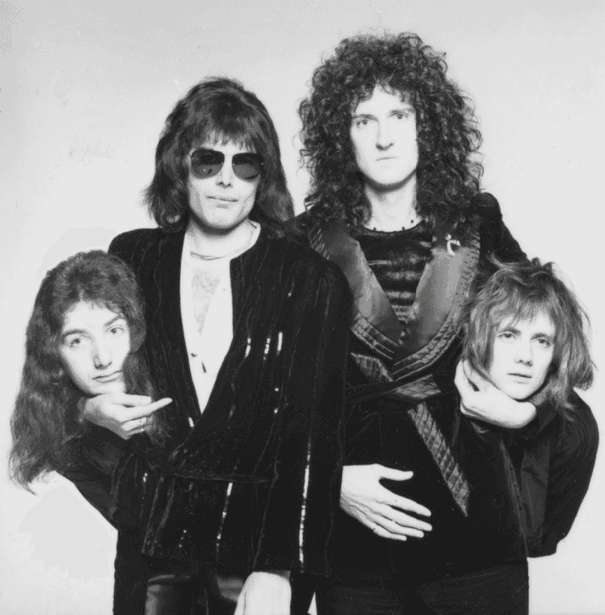 Terry O'Neill, ‘Queen 'Heads Up'’, 1975, Photography, Silver Gelatin Print, null, 