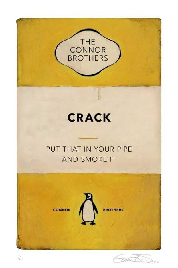The Connor Brothers, ‘Crack (Yellow)’, 2024, Print, Silkscreen Paper Edition, null, Numbered