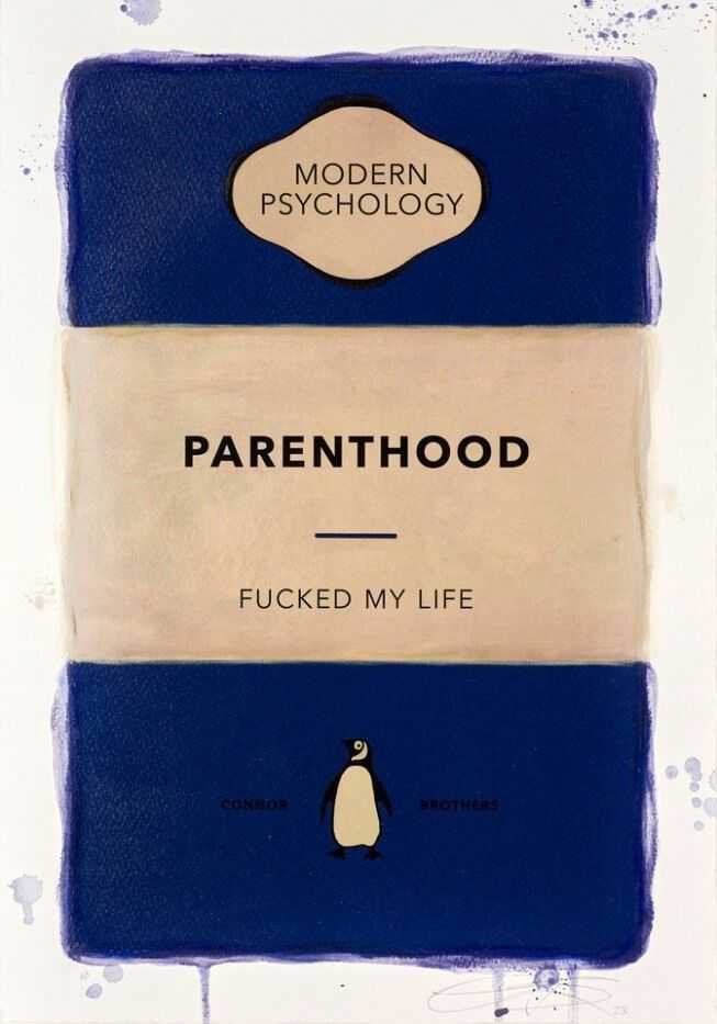 The Connor Brothers, ‘Parenthood (Small Hand Coloured - Blue)’, 2023, Print, Hand Embellished Limited Edition, null, Numbered