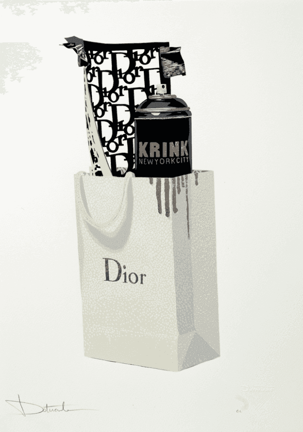 The Dotmaster, ‘Dior Edition - Silver’, 2022, Print, Screen print, Self Published, Numbered