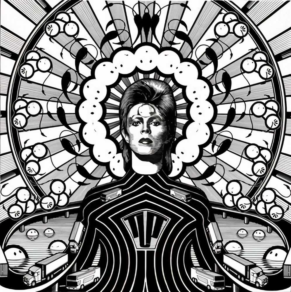 The London Police, ‘All Hail Sir David Of Bowie’, 28-10-2013, Print, Screenprint, Self-released, Numbered