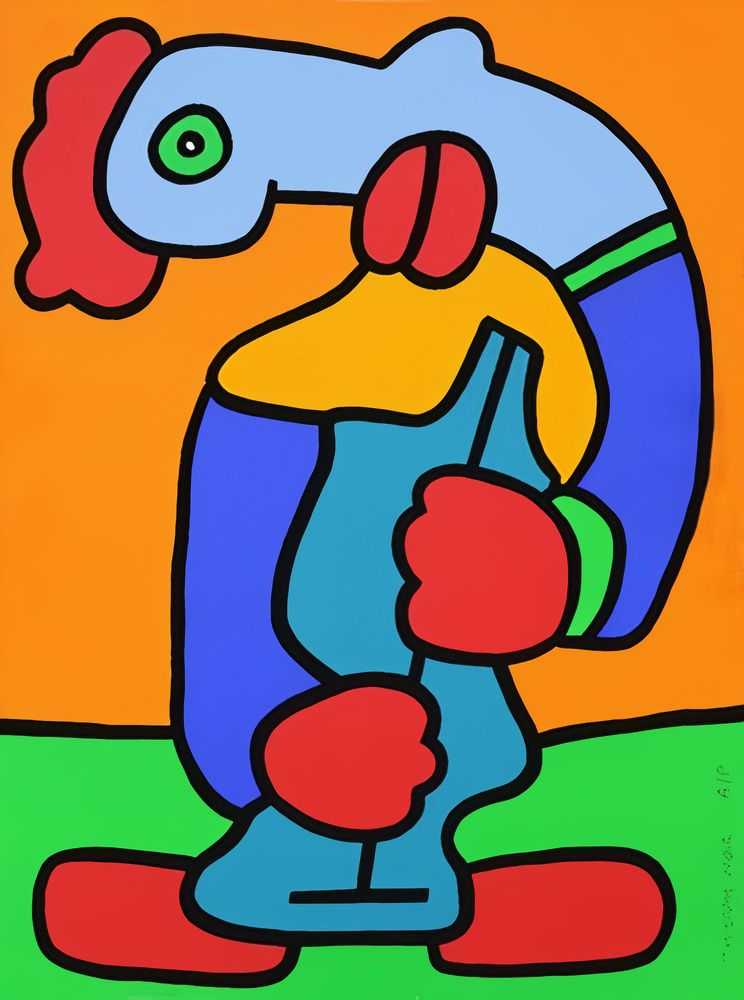 Thierry Noir, ‘Saxophone "The Musician"’, 2015, Print, Screenprint on 300gsm Somerset paper, Howard Griffin Gallery, Numbered