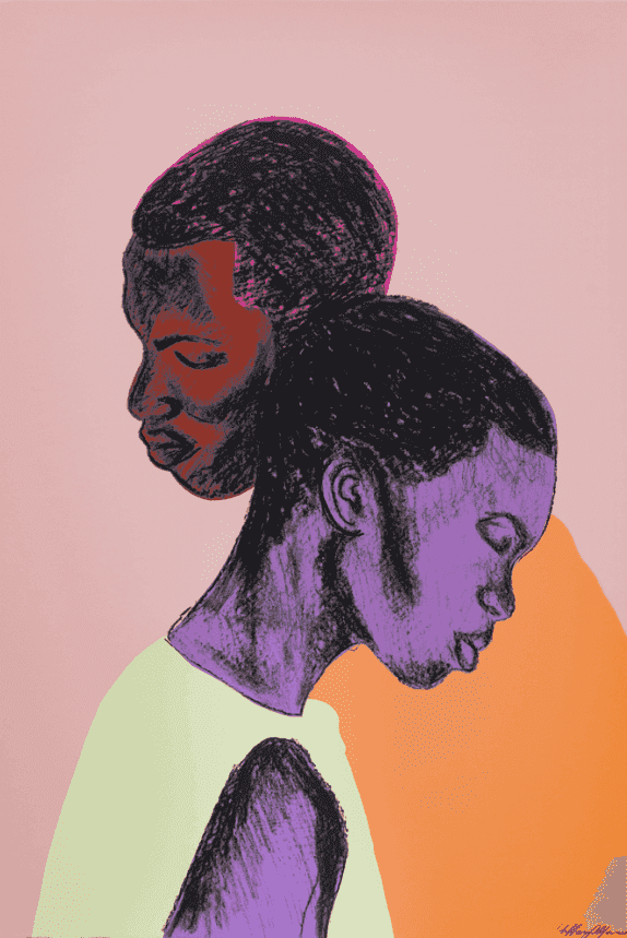 Tiffany Alfonseca, ‘Amantes’, 2022, Print, 10 color screen print on 160lb Mohawk Superfine Ultra White., Louis Buhl & Co, Numbered