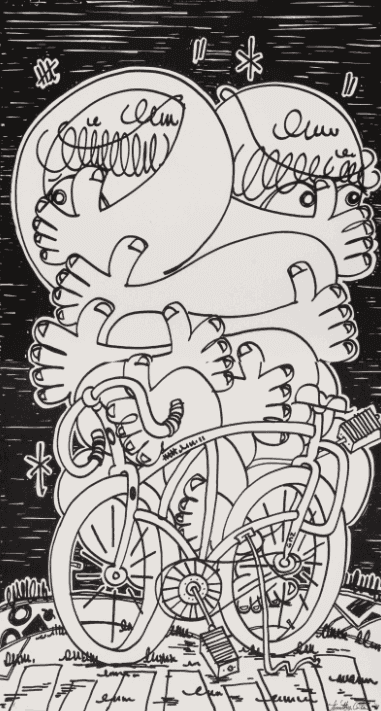 Timothy Curtis, ‘Double Parked in my Heart’, 2019, Print, Lithograph on paper, null, Numbered