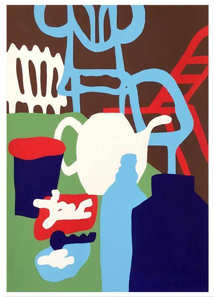 Todd James (Reas), ‘Untitled (2017)’, 25-09-2017, Print, 5 colour silkscreen on natural rivoli 300g paper, V1 Gallery, Numbered